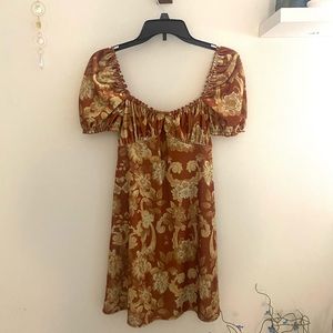 Velvet Floral Dress